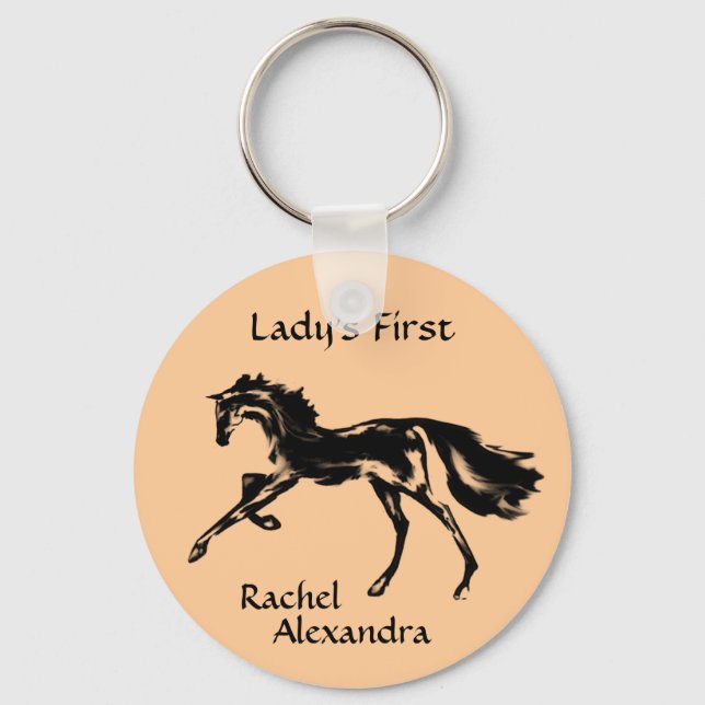 Rachel Alexandra Keychain Nyckelring (Framsida)