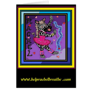 Rachel Balleria sebrakort Hälsningskort