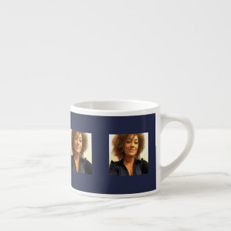 Rachel Dolezal Mugg Marinblå Kakeldesign Espressomugg