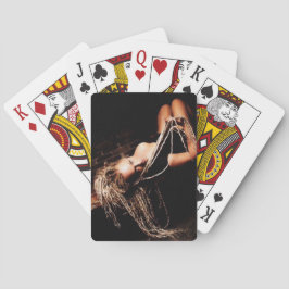 Rachel Dolezal som leker kort Casinokort
