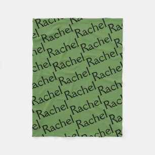 Rachel från föräldralössvarten, passande känd fleecefilt