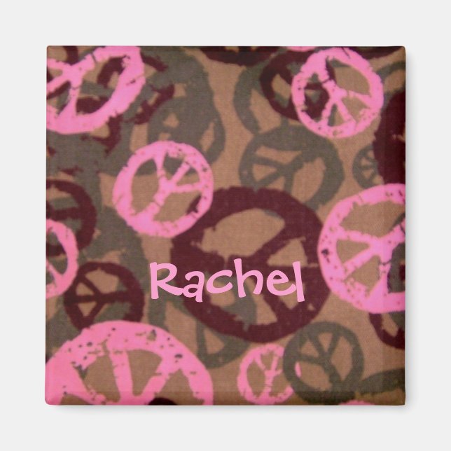 Rachel-Fredstecken Design Magnet (Framsidan)