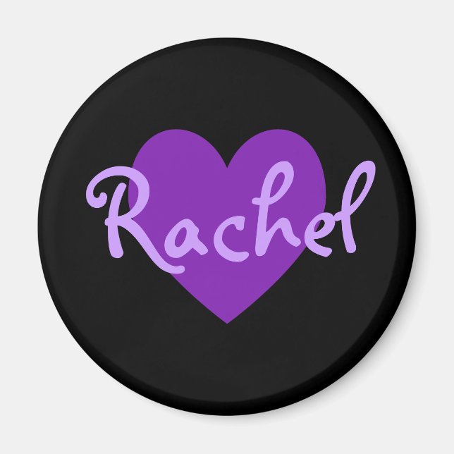Rachel i Lila Magnet (Framsidan)
