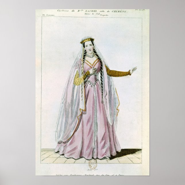 Rachel i rollen som Chimene Poster (Framsidan)