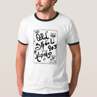 Rachel klotterkonst - Gammal-Skool 90-talhip hop Tee Shirt