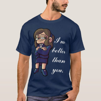 Rachel "mig förmiddag som är bättre än dig" t shirt