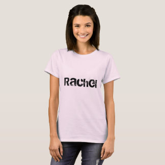 Rachel namn av föräldralössvartteckenet, t shirt