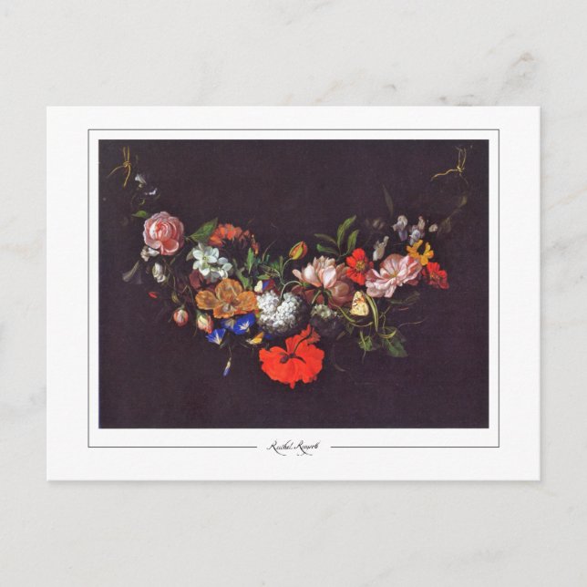 Rachel Ruysch #14 - Fine Art Postcard Vykort (Framsida)