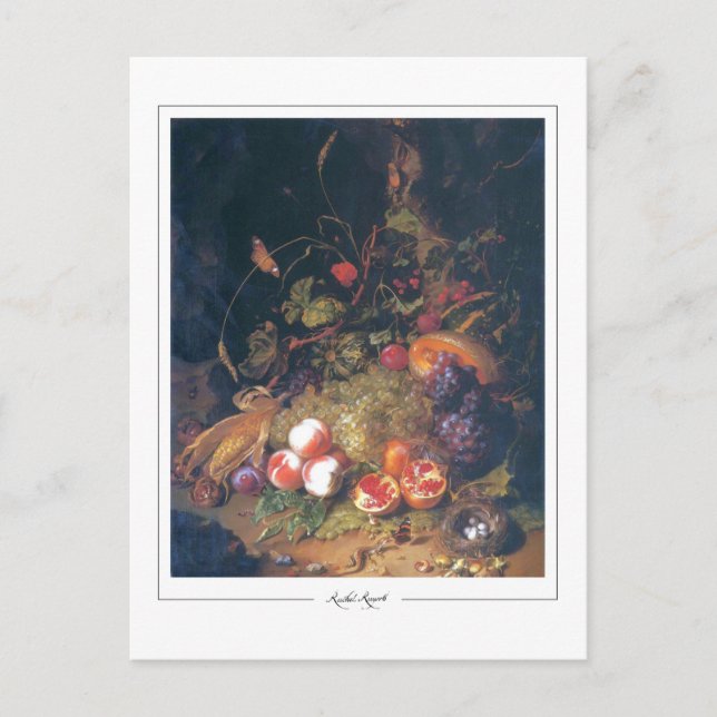 Rachel Ruysch #2 - Finkonst Postkort Vykort (Framsida)