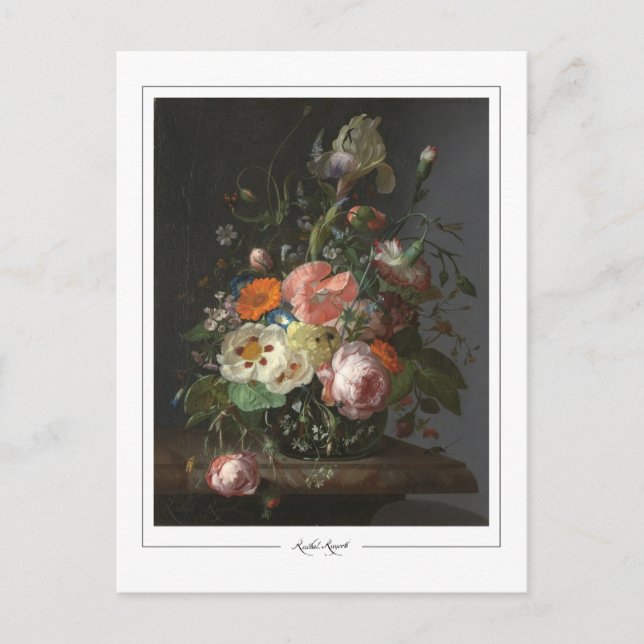 Rachel Ruysch #35 - Fine Art Postcard Vykort (Framsida)