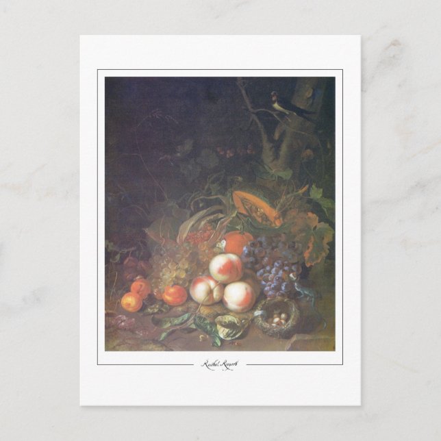 Rachel Ruysch #6 - Finkonst Postkort Vykort (Framsida)