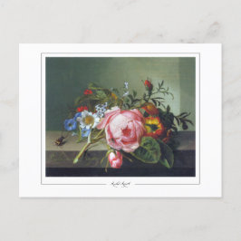 Rachel Ruysch #8 - vykort för konst