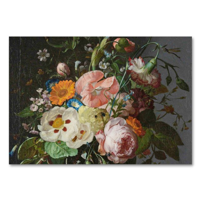 Rachel Ruysch - Fortfarande med blommor Bordsnummer (Framsidan)