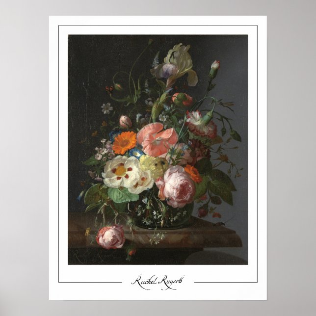 Rachel Ruysch Zedign Art Poster #35 (Framsidan)