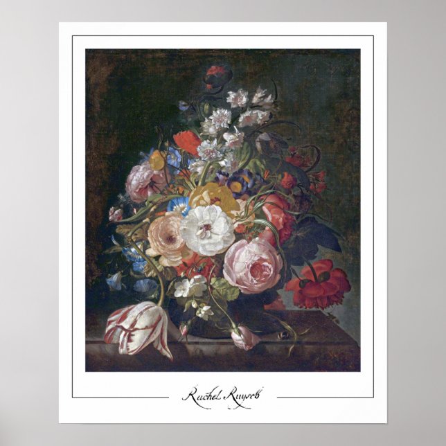 Rachel Ruysch Zedign Art Poster #61 (Framsidan)