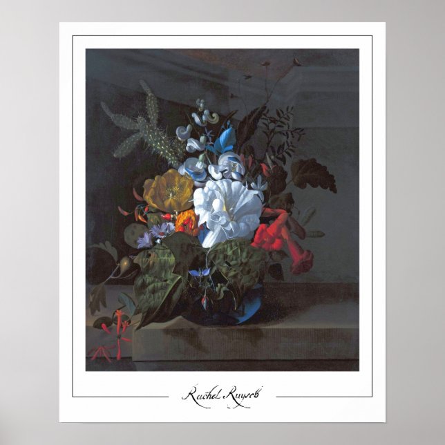 Rachel Ruysch Zedign Konstaffisch #20 Poster (Framsidan)