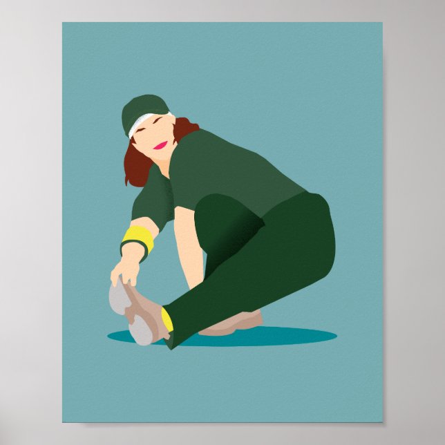 Rachel The Australian Break Dancer Poster (Framsidan)