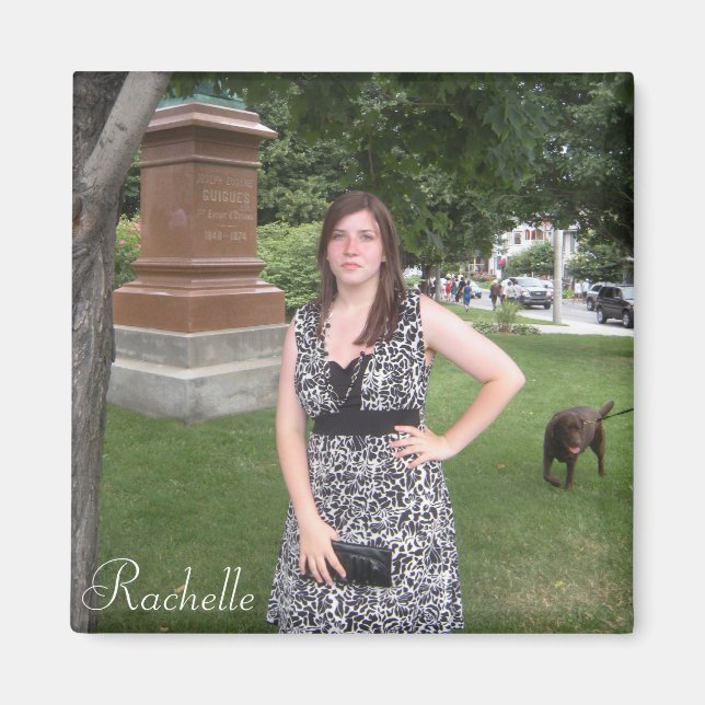 Rachelle - Klass 8 Studenten Magnet (Framsidan)