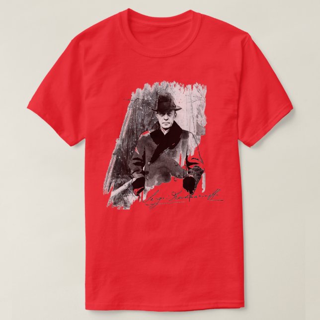 Rachmaninoff Sergei  T Shirt (Design framsida)
