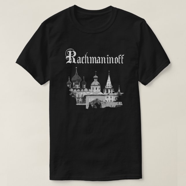 RACHMANINOFF T SHIRT (Design framsida)