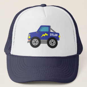 Racing Blue Monster Truck, för pojkar Keps