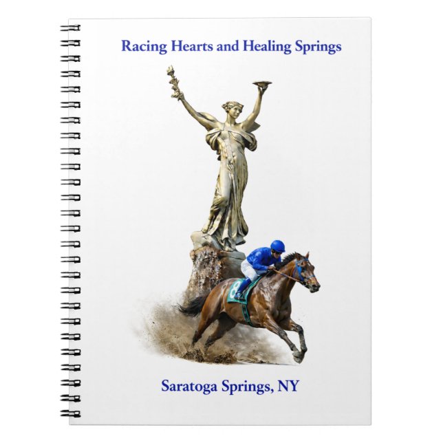 Racing Hearts and Healing Springs anteckningsbok (Framsidan)