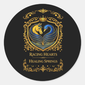 Racing Hearts and Healing Springs Lighter Runt Klistermärke