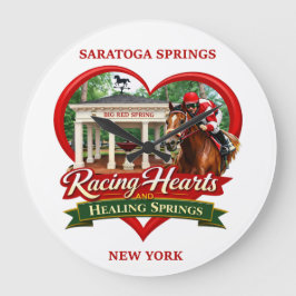 Racing Hearts and Healing Springs Stor Klocka