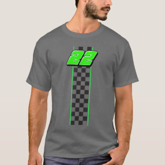 Racing Number 22 Race Racing Race Track T Shirt
