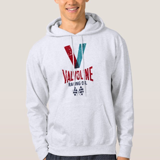 Racing Oil Vintage Emblem Hoodie (Framsida)