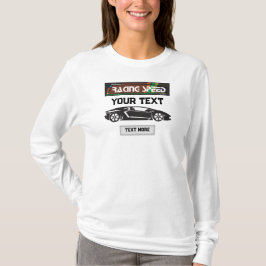 Racing Speed Bil Design – Snabb Motorsport Prestan T Shirt