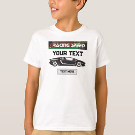 Racing Speed Bil Design – Snabb Motorsport Prestan T Shirt