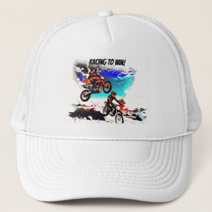 Racing To Win - Motocrossförare Keps