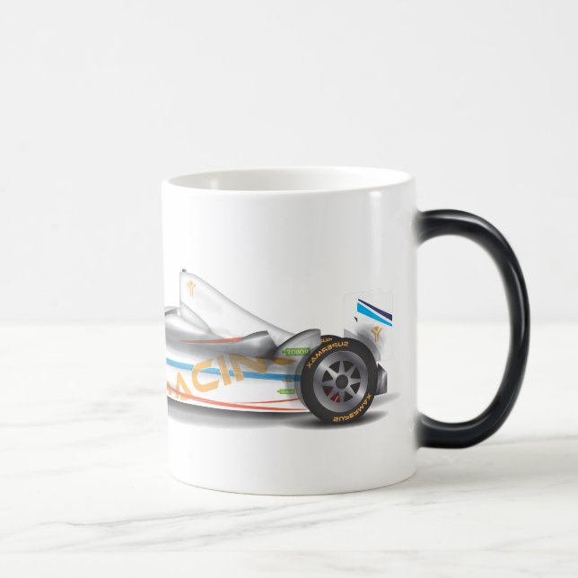 Racingbil Magisk Mugg (Höger)