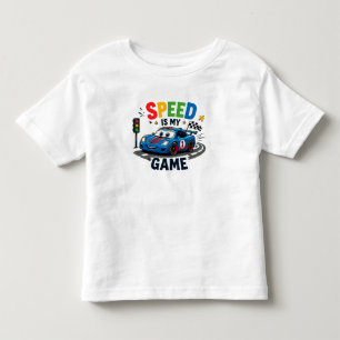 🏁 Racingbils T-Shirt För Små Pojkar Som Älskar Bi