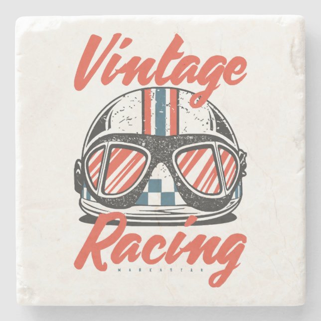 Racinghjälm Stenunderlägg (Framsidan)