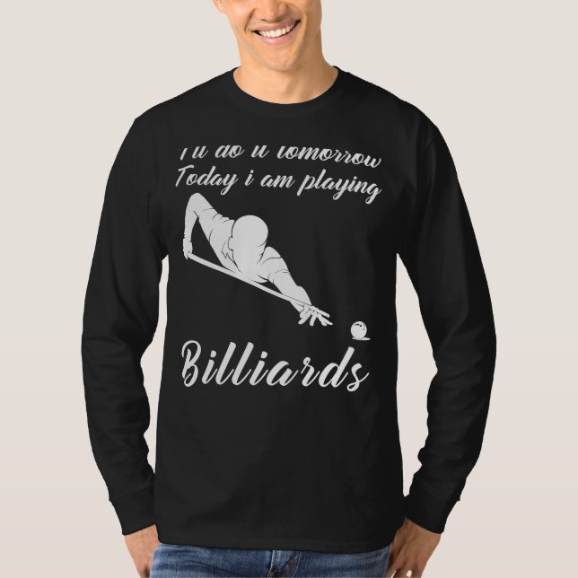 Rack Em Up i Stil: Tomorrows Billiards Tee for C (Framsida)