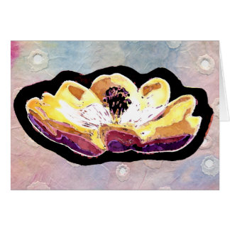 Räcka den sned Magnoliablomman OBS Kort