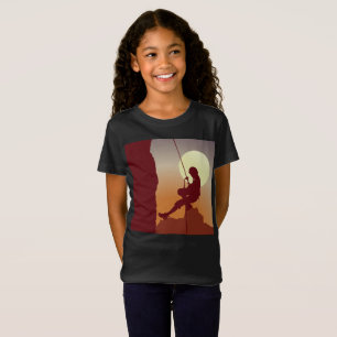 Räcka klättring på Geometrical Girl Mountain T Shirt