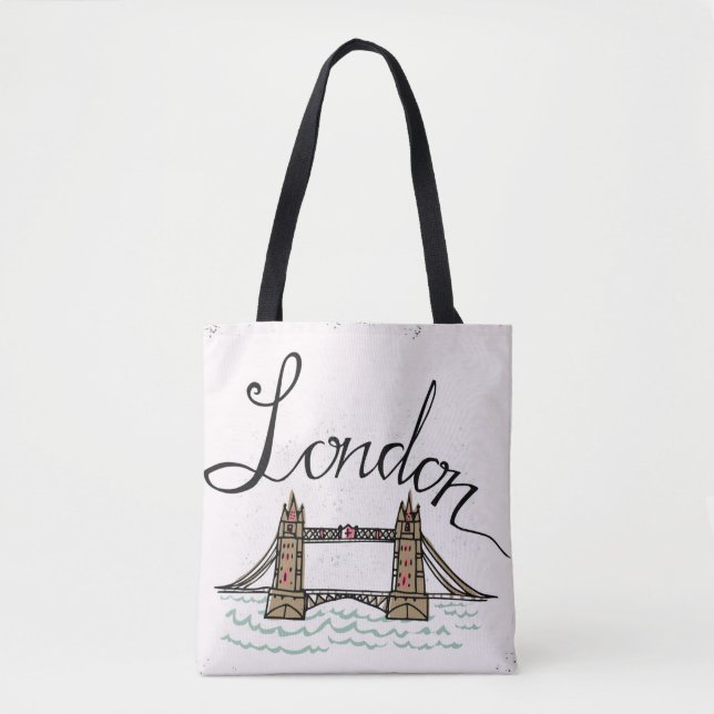 Räcka märkte London överbryggar Tygkasse (Framsida)