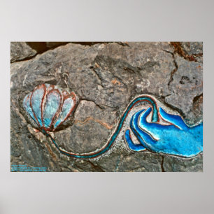 Räcka med lotusblomma/affischen poster