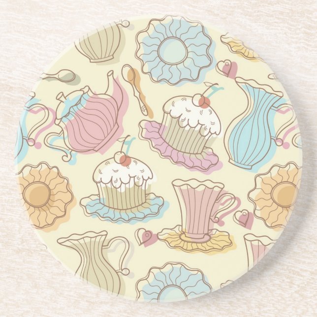 Räcka teckningdiskSilhouettes Underlägg (Framsidan)