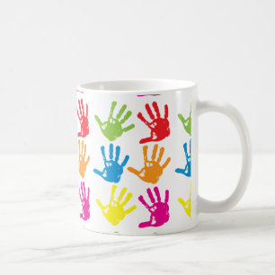 Räcka tryck kaffemugg