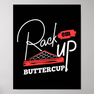 Racka upp Buttercup Bassäng Player-annonser Poster