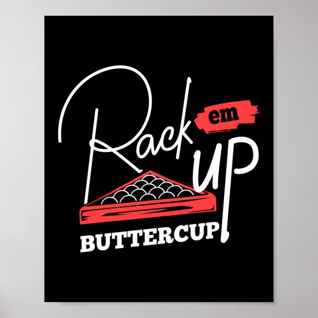 Racka upp Buttercup Bassäng Player-annonser Poster (Framsidan)