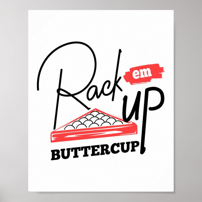 Racka upp Buttercup Bassäng Player-annonser Poster (Framsidan)