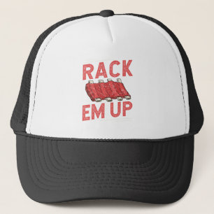 Racka upp revbenen Älskare Gris BBQ Kort Baby bak Keps