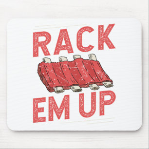 Racka upp revbenen Älskare Gris BBQ Kort Baby Musmatta