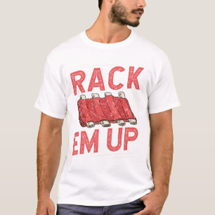 Racka upp revbenen Älskare Gris BBQ Kort Baby T Shirt