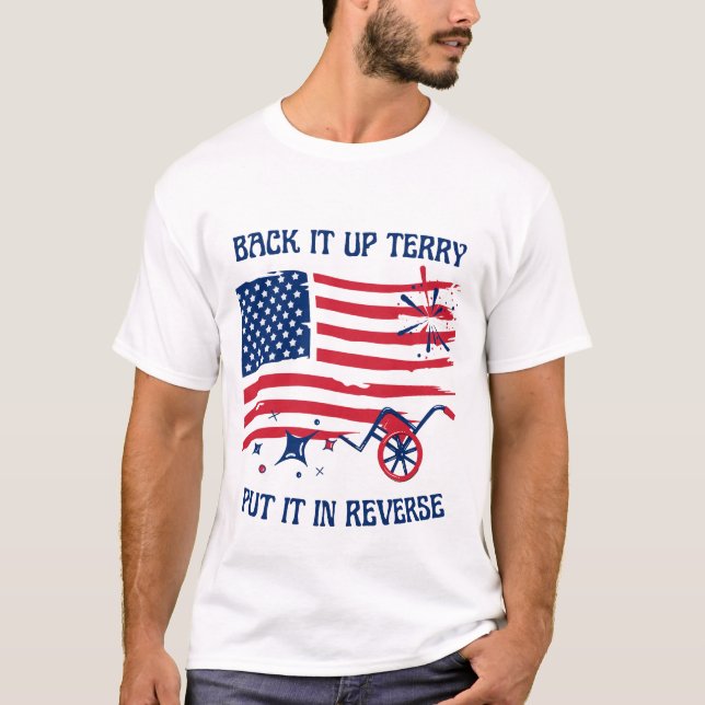 Racka upp Terry. Lägg den i omvänd riktning! T Shirt (Framsida)